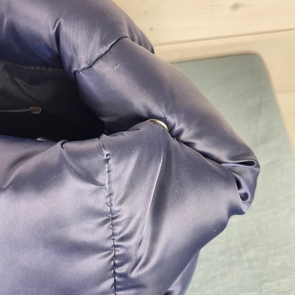 Sol And Selene Blue Quilted Puffer Large Tote Hand Bag - NO Shoulder Strap - Picture 5 of 10